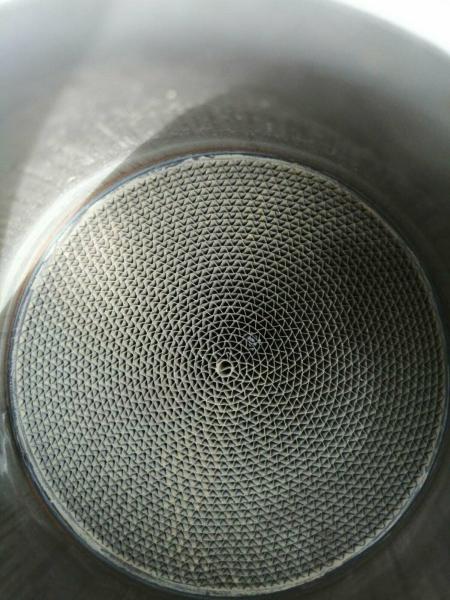 Edelstahl Katalysator 200 Zellen 60mm Anschluss